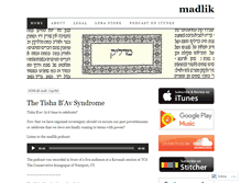 Tablet Screenshot of madlik.com